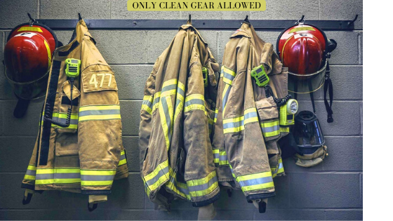 how to clean firefighter turnout gear