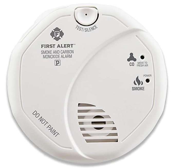 carbon monoxide and photoelectric smoke detector