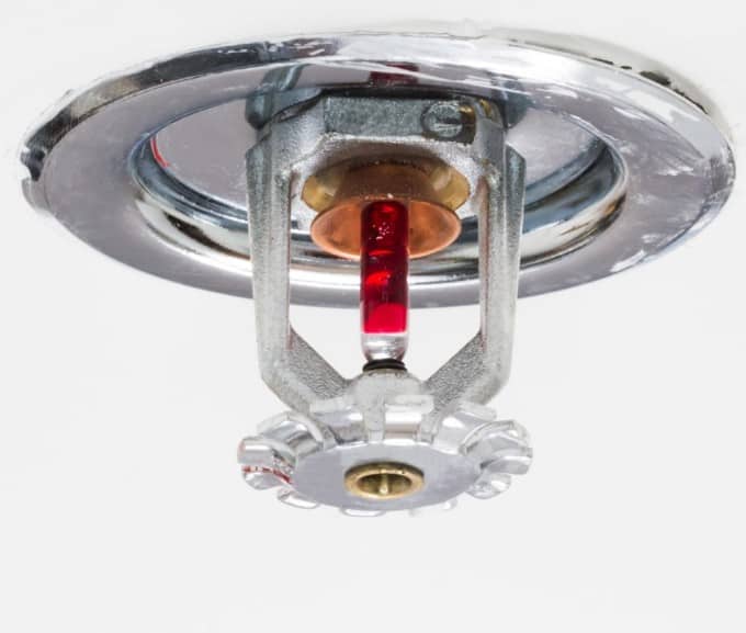 Residential fire water sprinklers system