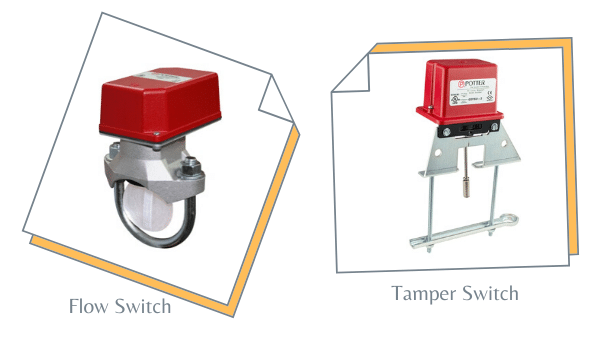 tamper and flow switches