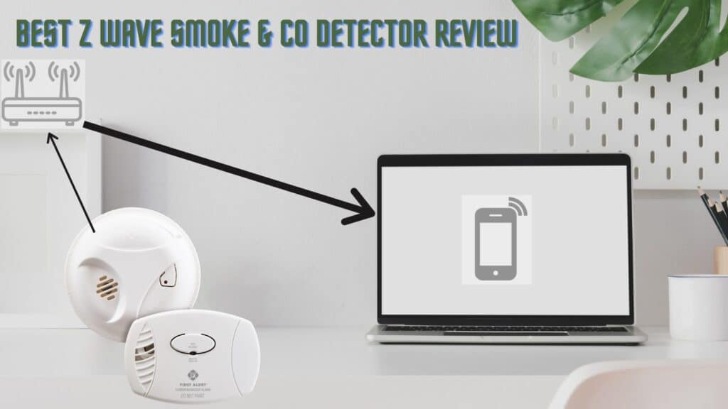 Hardwired Z Wave Smoke Detector with CO Alarm