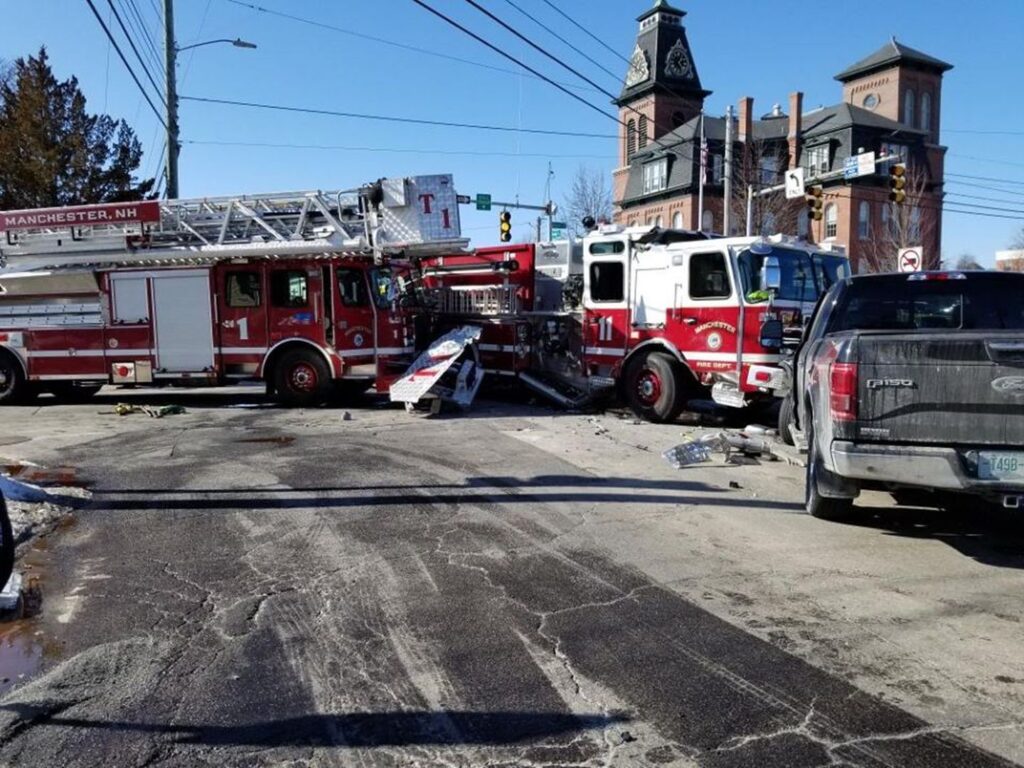 fire engines accident