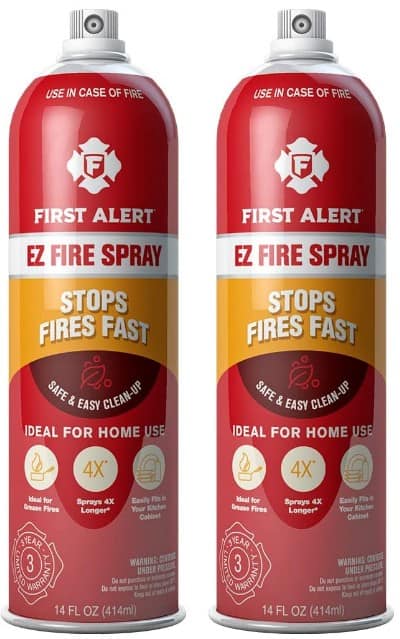 First Alert EZ Fire Spray Portable Fire Extinguisher
