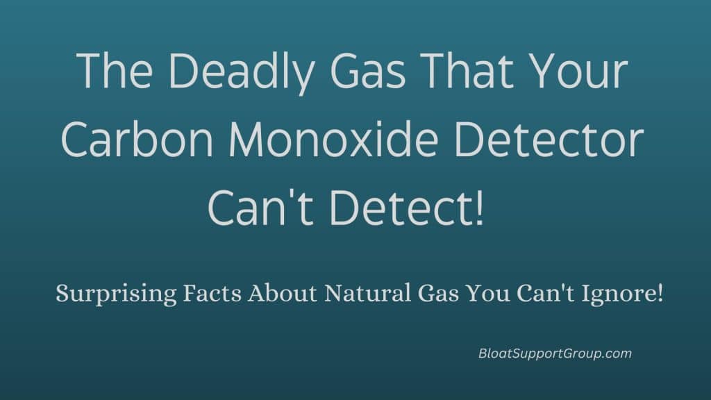 does a carbon monoxide detector detect natural gas
